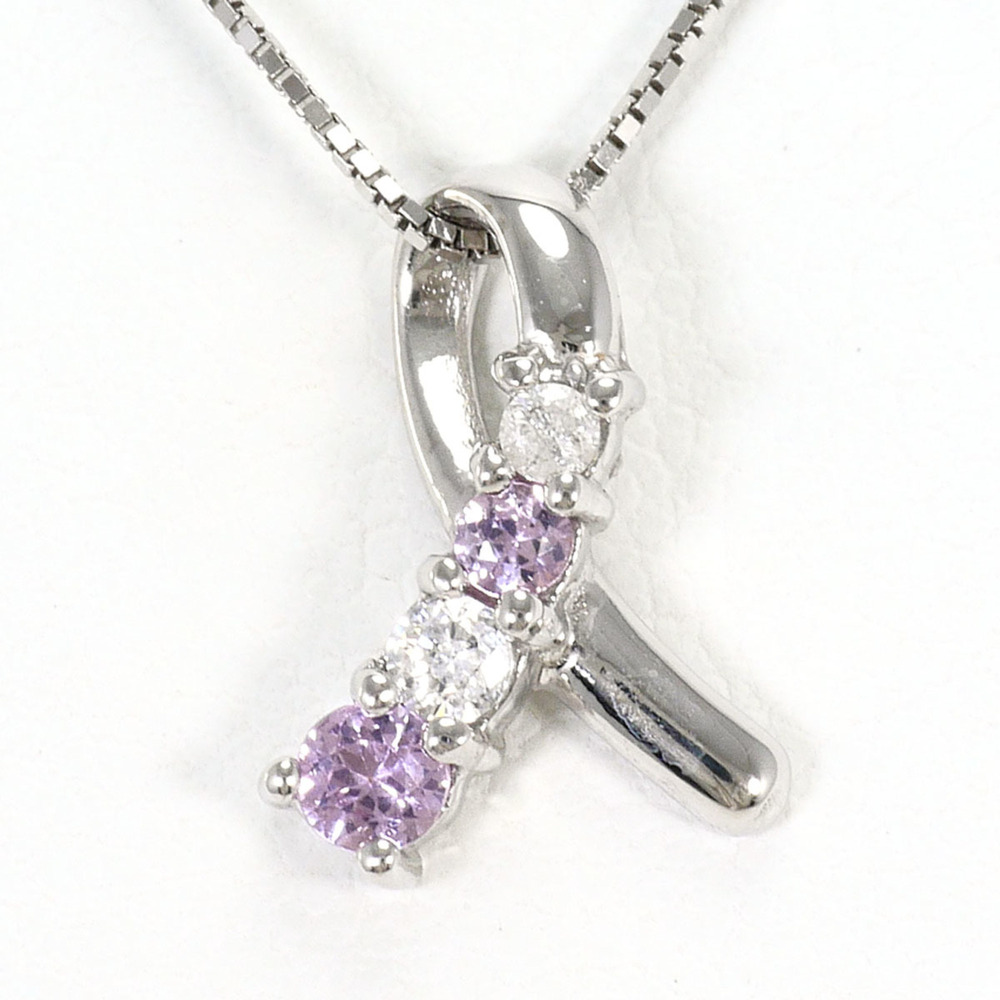 VINTAGE 14k Silver Diamond Necklace
